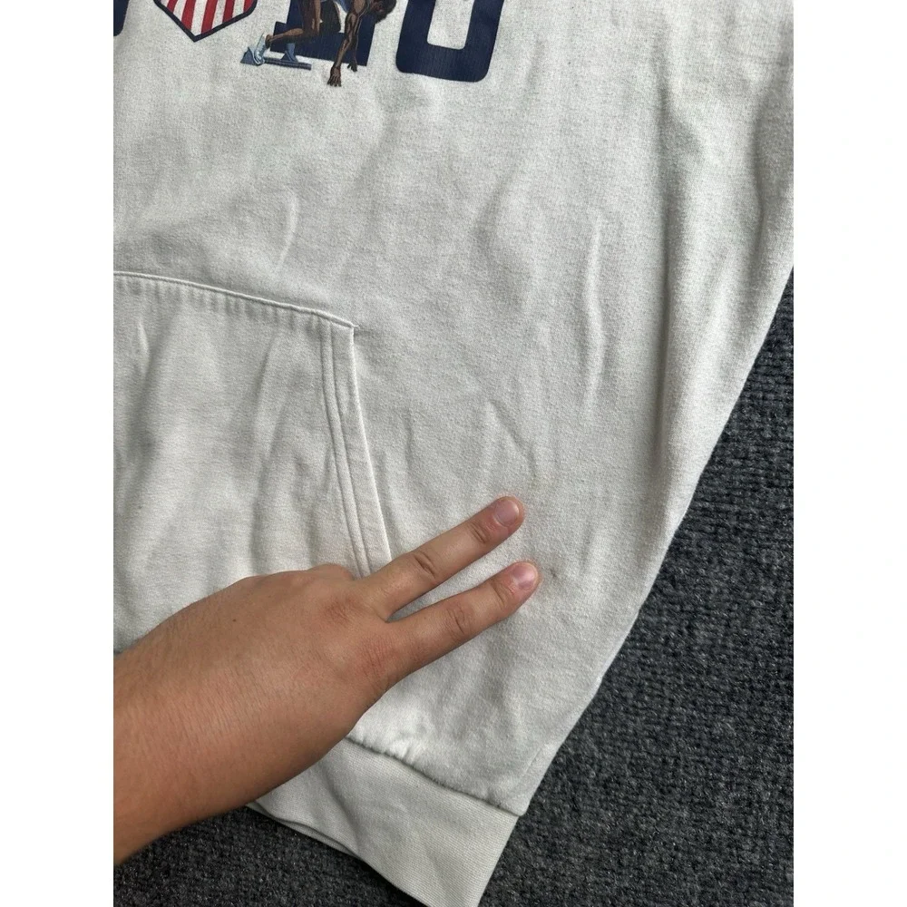 Mens Polo Ralph Lauren Team USA Graphic Hoodie, Size S